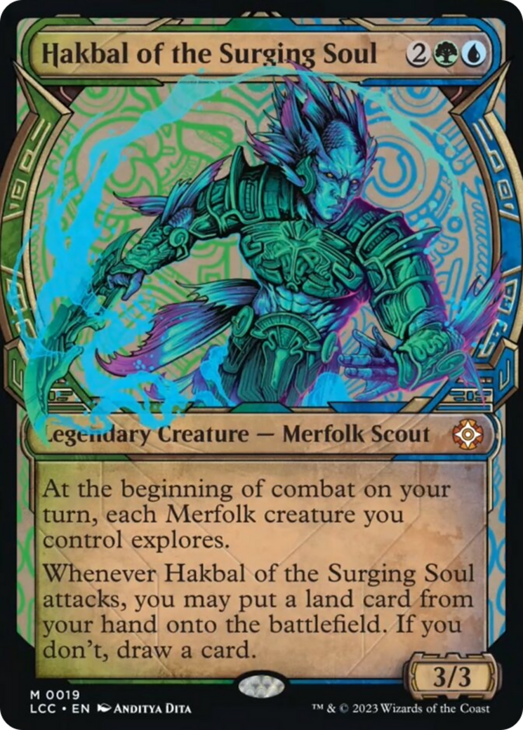 Hakbal of the Surging Soul (Showcase) [The Lost Caverns of Ixalan Commander] | GrognardGamesBatavia