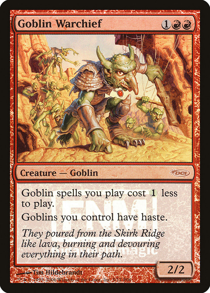 Goblin Warchief [Friday Night Magic 2006] | GrognardGamesBatavia