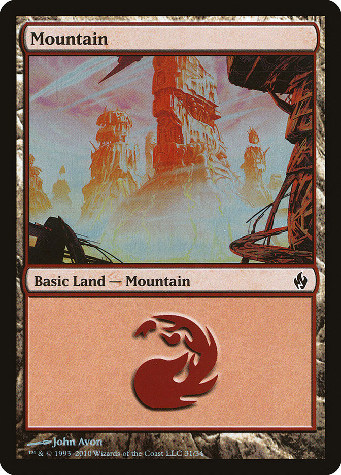 Mountain (31) [Premium Deck Series: Fire and Lightning] | GrognardGamesBatavia