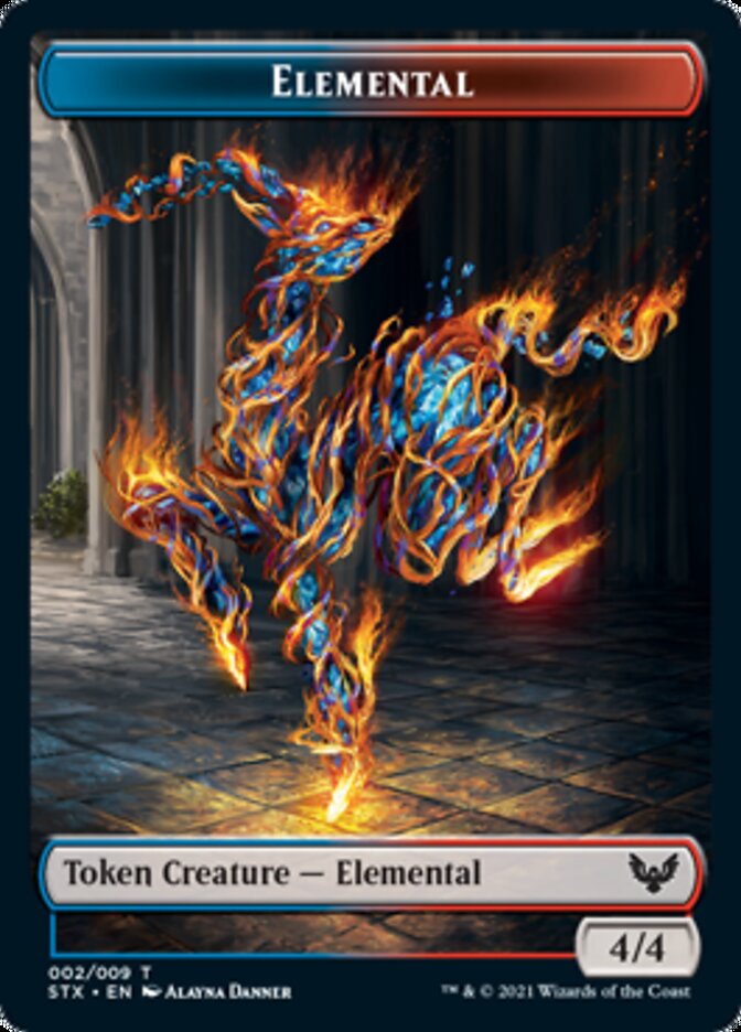 Drake // Elemental (002) Double-Sided Token [Commander 2021 Tokens] | GrognardGamesBatavia