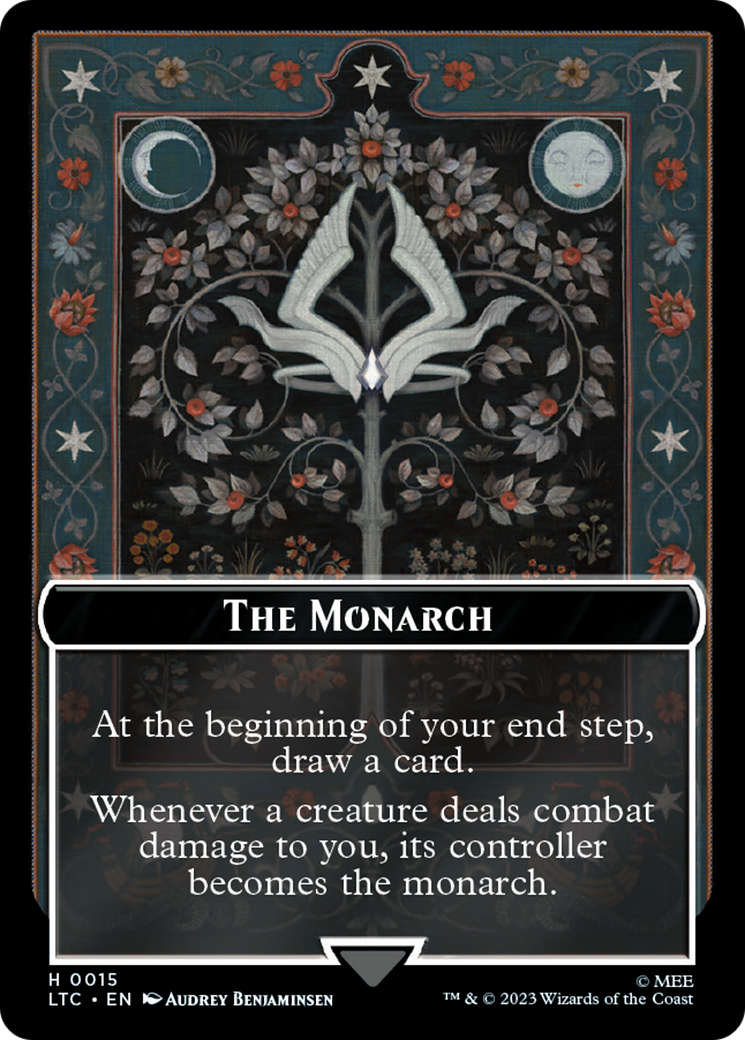 The Monarch // Treasure Double-Sided Token [The Lord of the Rings: Tales of Middle-Earth Commander Tokens] | GrognardGamesBatavia