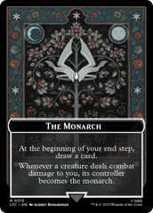 The Monarch // Treasure Double-Sided Token [The Lord of the Rings: Tales of Middle-Earth Commander Tokens] | GrognardGamesBatavia