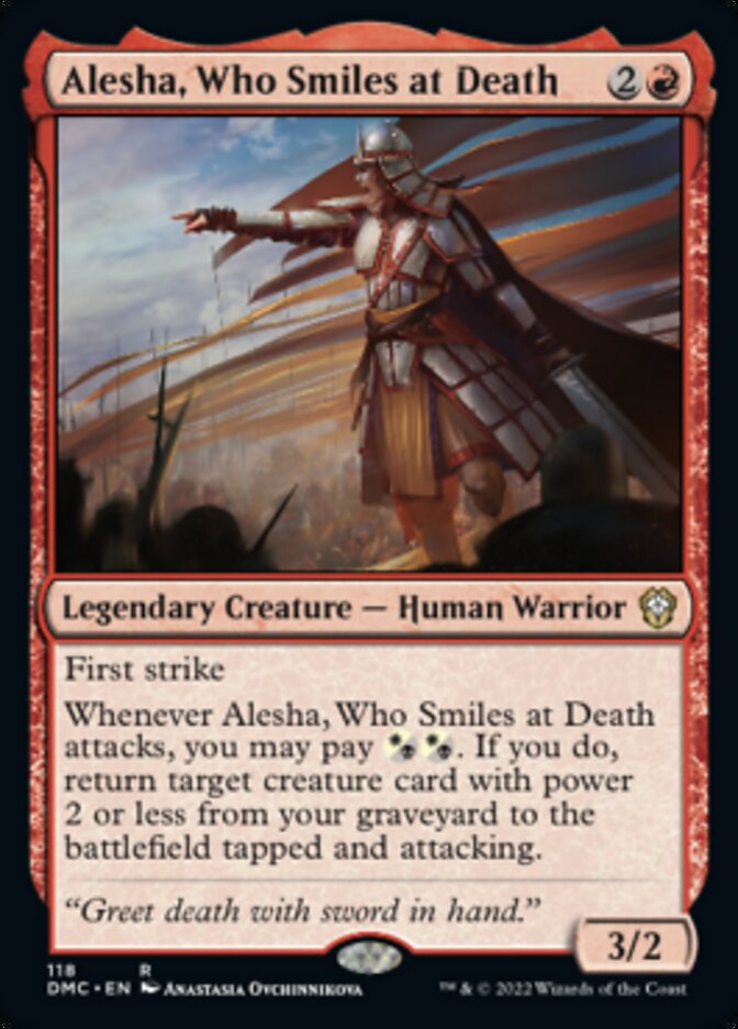 Alesha, Who Smiles at Death [Dominaria United Commander] | GrognardGamesBatavia