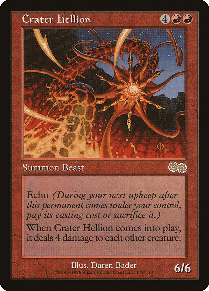 Crater Hellion [Urza's Saga] | GrognardGamesBatavia