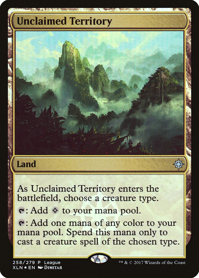 Unclaimed Territory (League) [Ixalan Promos] | GrognardGamesBatavia