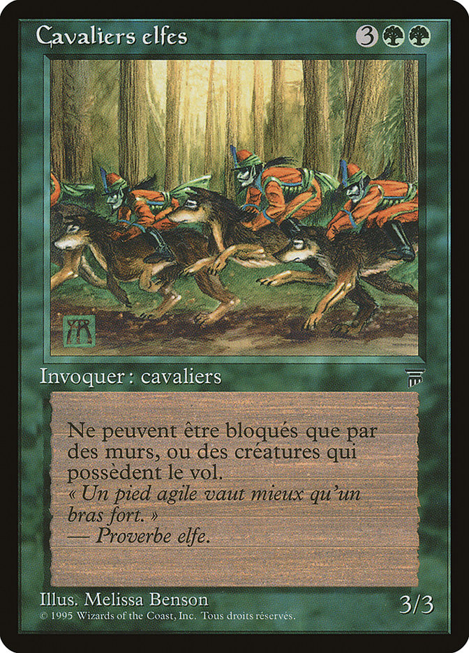 Elven Riders (French) - "Cavaliers elfes" [Renaissance] | GrognardGamesBatavia