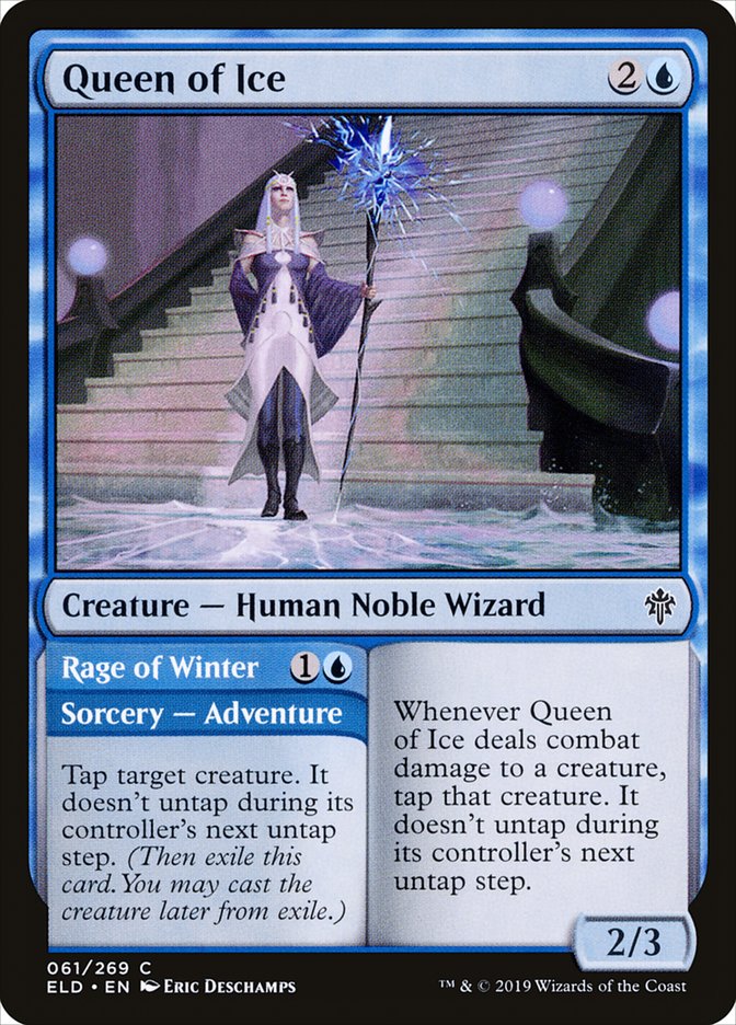 Queen of Ice // Rage of Winter [Throne of Eldraine] | GrognardGamesBatavia