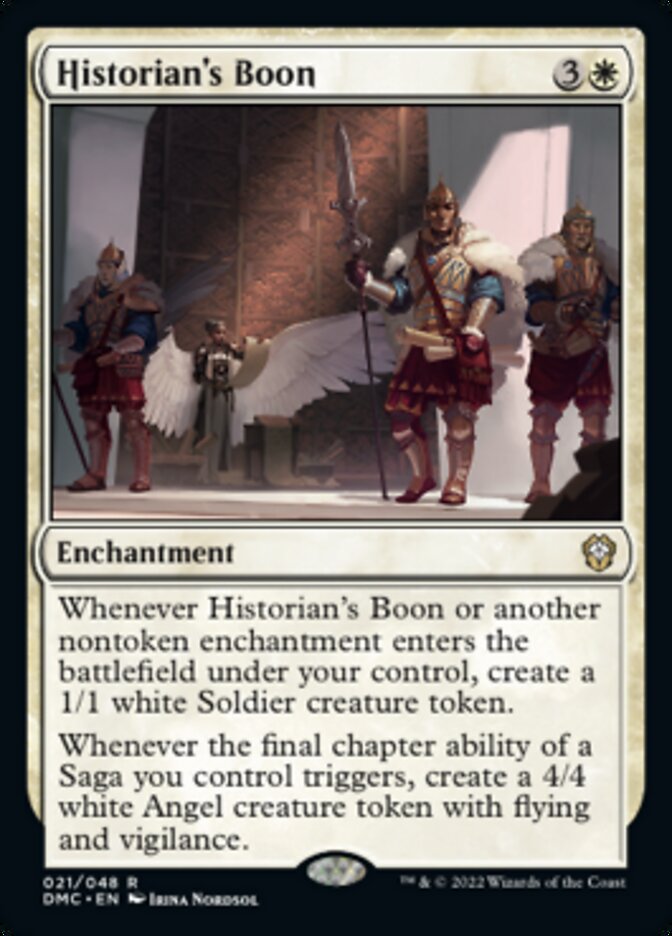 Historian's Boon [Dominaria United Commander] | GrognardGamesBatavia