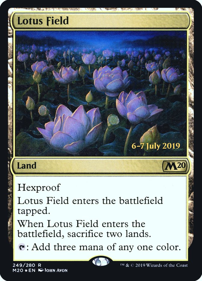 Lotus Field [Core Set 2020 Prerelease Promos] | GrognardGamesBatavia