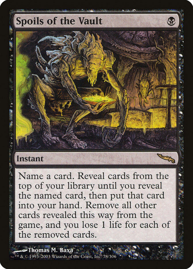 Spoils of the Vault [Mirrodin] | GrognardGamesBatavia