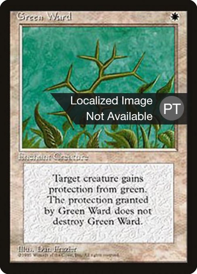 Green Ward [Fourth Edition (Foreign Black Border)] | GrognardGamesBatavia