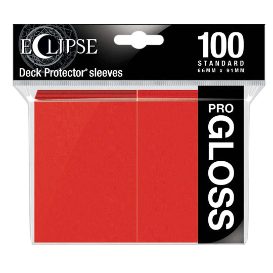 Eclipse Sleeves GLOSS Red | GrognardGamesBatavia