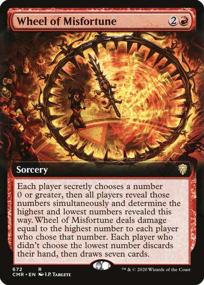 Wheel of Misfortune (Extended Art) [Commander Legends] | GrognardGamesBatavia