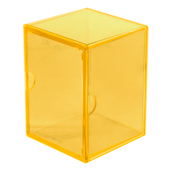 Ultra Pro Eclipse 2-Piece 100+ Deck Box Lemon Yellow | GrognardGamesBatavia