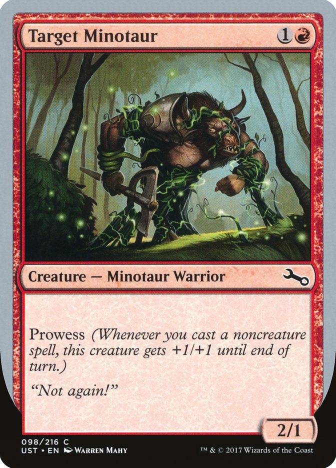 Target Minotaur (Vine Art) [Unstable] | GrognardGamesBatavia