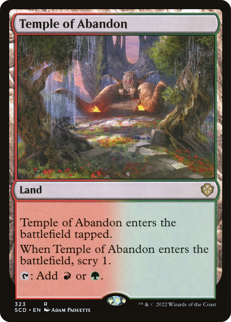 Temple of Abandon [Starter Commander Decks] | GrognardGamesBatavia