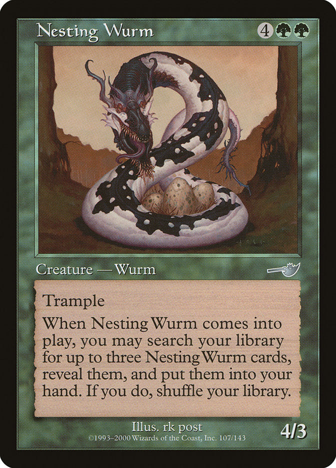 Nesting Wurm [Nemesis] | GrognardGamesBatavia