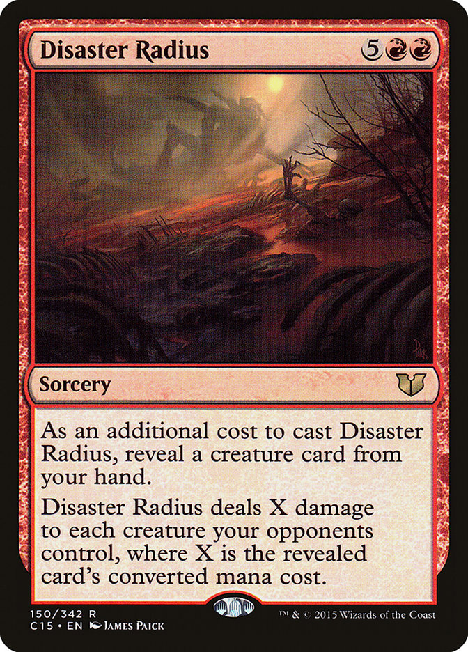 Disaster Radius [Commander 2015] | GrognardGamesBatavia