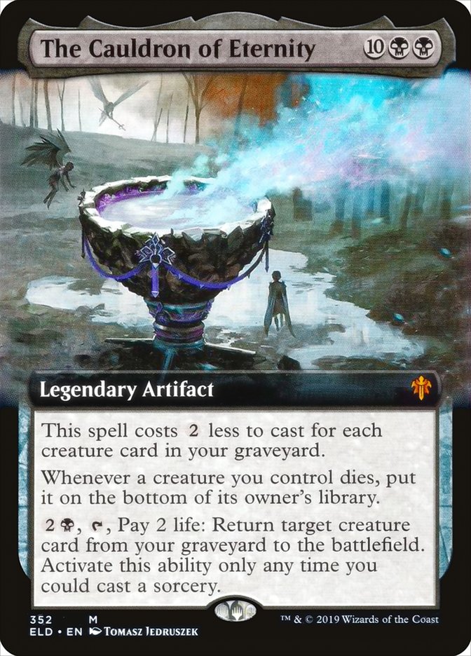 The Cauldron of Eternity (Extended Art) [Throne of Eldraine] | GrognardGamesBatavia