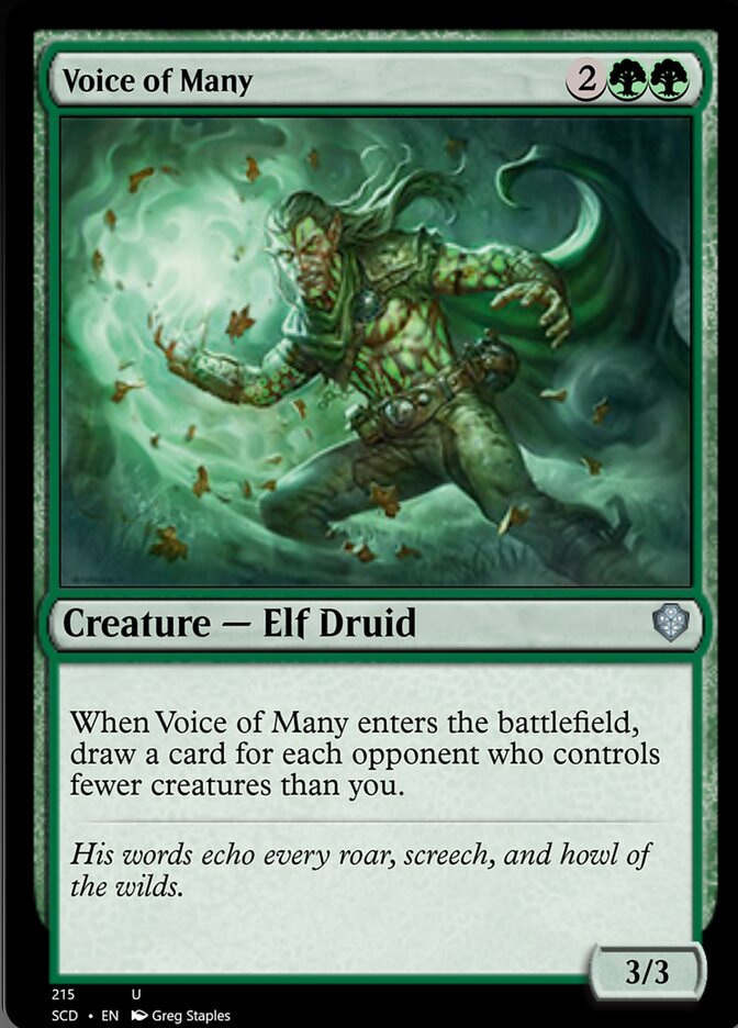 Voice of Many [Starter Commander Decks] | GrognardGamesBatavia