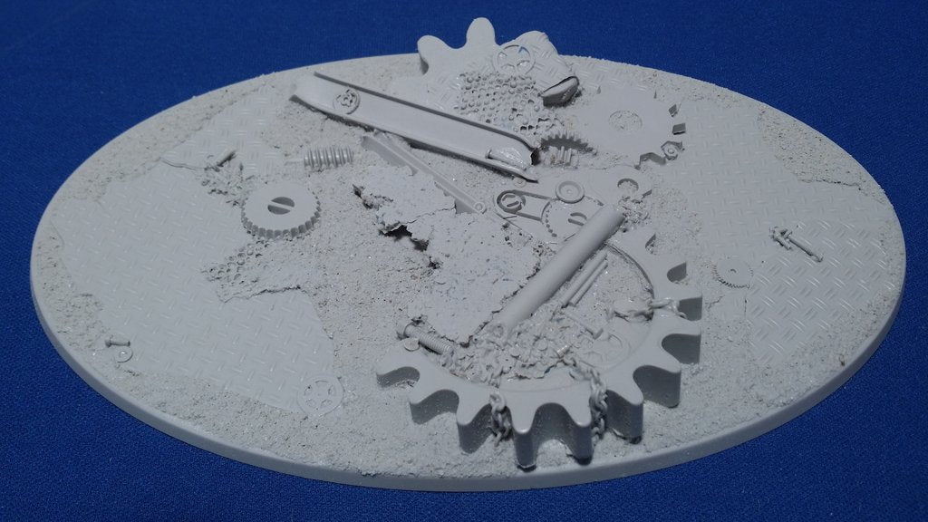 Elrik's Hobbies: Industrial Ruins Base Oval 170 x 105mm | GrognardGamesBatavia