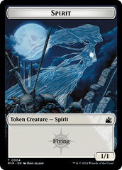 Saproling // Spirit (0004) Double-Sided Token [Ravnica Remastered Tokens] | GrognardGamesBatavia