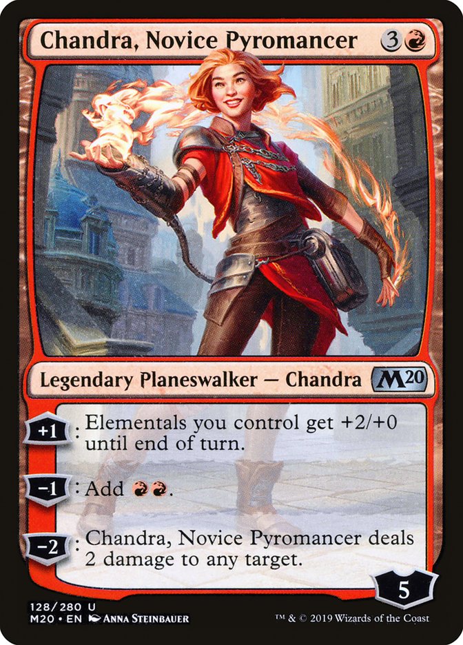 Chandra, Novice Pyromancer [Core Set 2020] | GrognardGamesBatavia