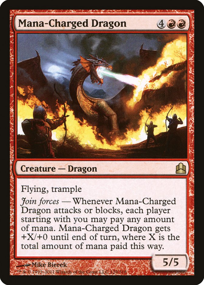 Mana-Charged Dragon [Commander 2011] | GrognardGamesBatavia