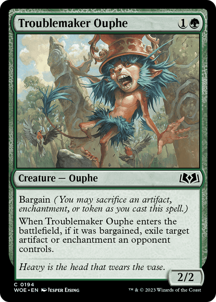 Troublemaker Ouphe [Wilds of Eldraine] | GrognardGamesBatavia