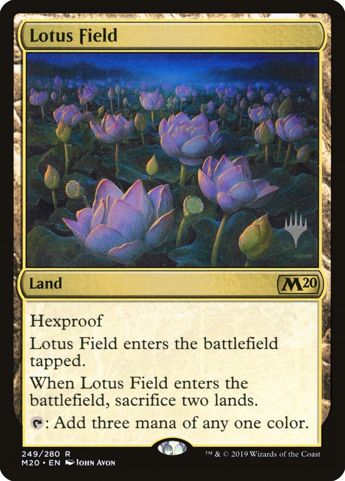 Lotus Field (Promo Pack) [Core Set 2020 Promos] | GrognardGamesBatavia