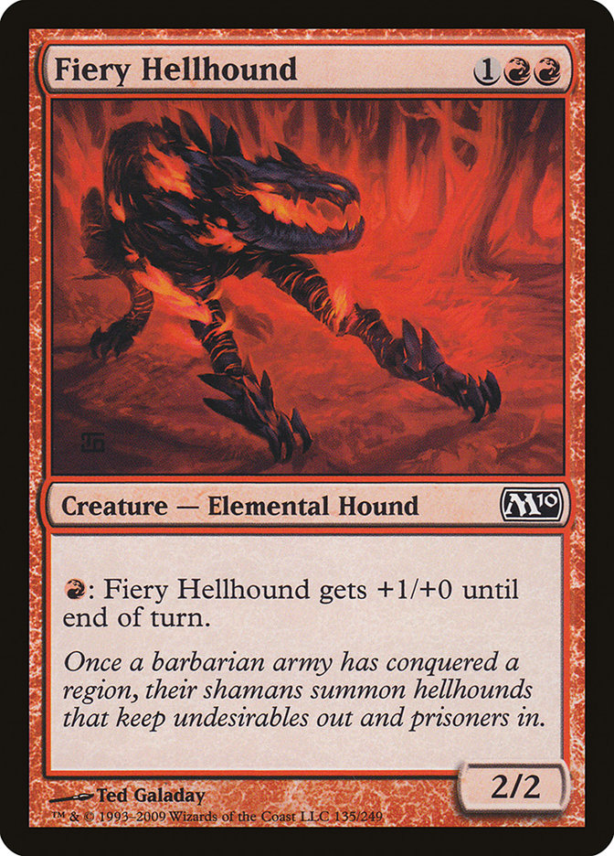 Fiery Hellhound [Magic 2010] | GrognardGamesBatavia