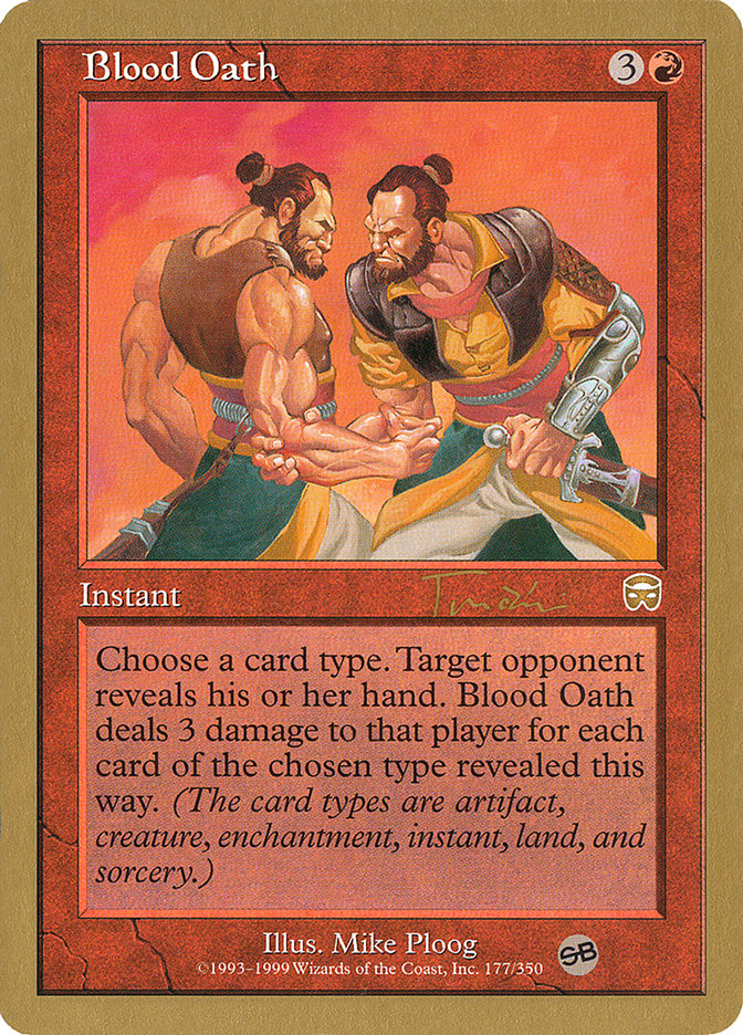 Blood Oath (Jan Tomcani) (SB) [World Championship Decks 2001] | GrognardGamesBatavia