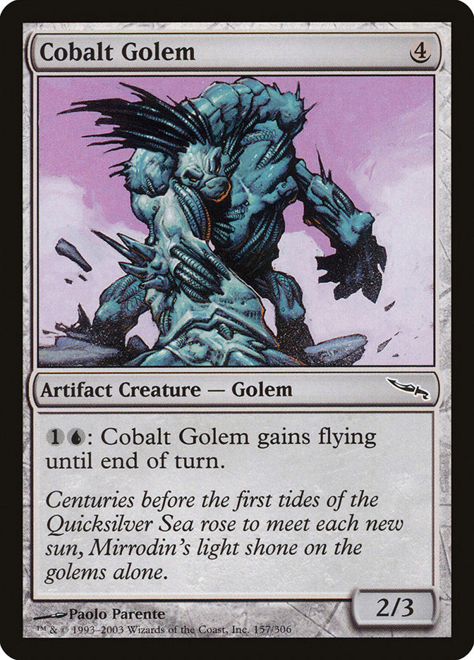 Cobalt Golem [Mirrodin] | GrognardGamesBatavia