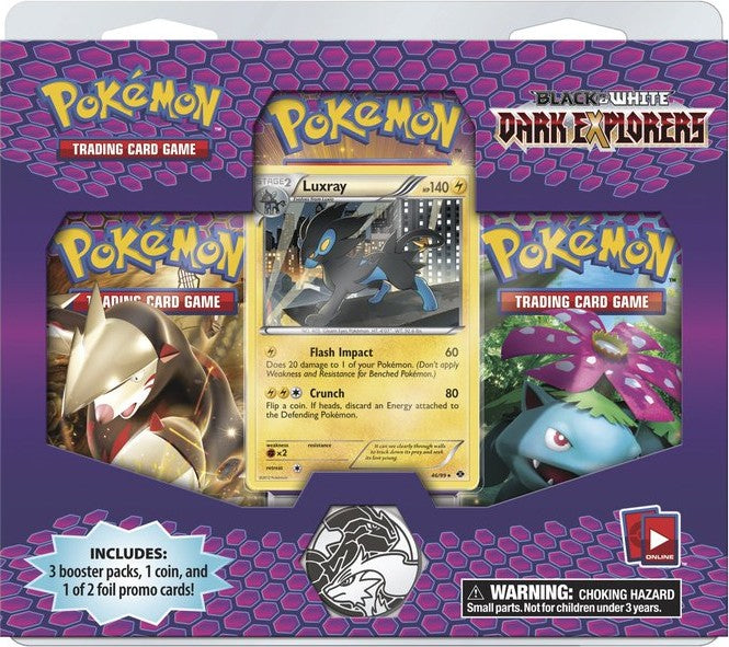 Black & White: Dark Explorers - 3-Pack Blister (Luxray) | GrognardGamesBatavia