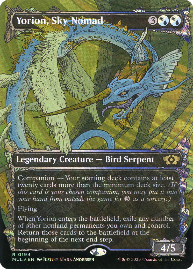 Yorion, Sky Nomad (Halo Foil) [Multiverse Legends] | GrognardGamesBatavia