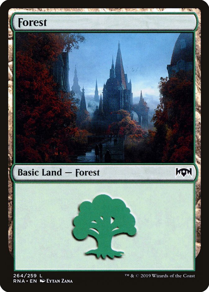 Forest (264) [Ravnica Allegiance] | GrognardGamesBatavia