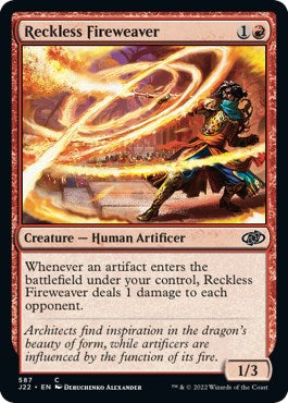 Reckless Fireweaver [Jumpstart 2022] | GrognardGamesBatavia