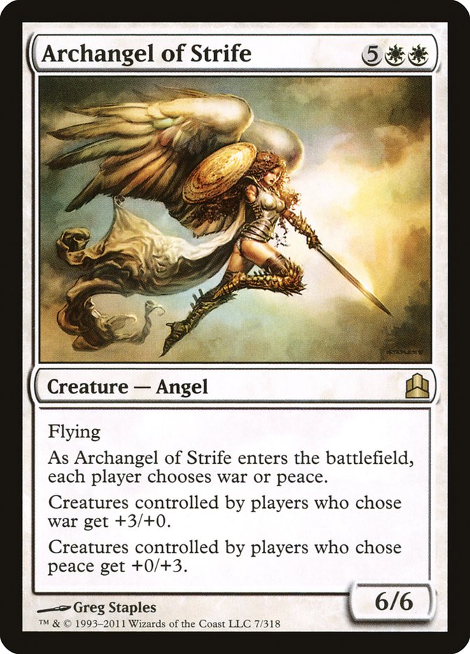 Archangel of Strife [Commander 2011] | GrognardGamesBatavia