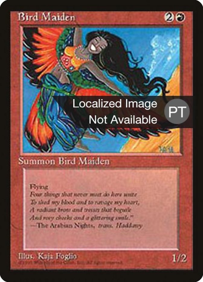 Bird Maiden [Fourth Edition (Foreign Black Border)] | GrognardGamesBatavia