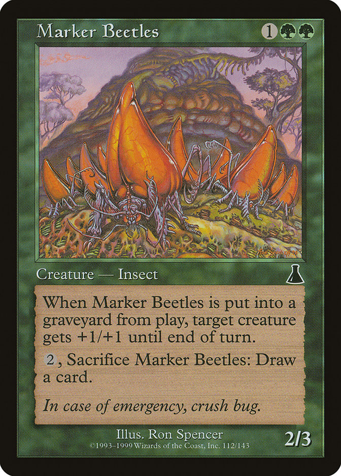 Marker Beetles [Urza's Destiny] | GrognardGamesBatavia