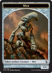 Myr (023) // Thopter (025) Double-Sided Token [Commander 2018 Tokens] | GrognardGamesBatavia