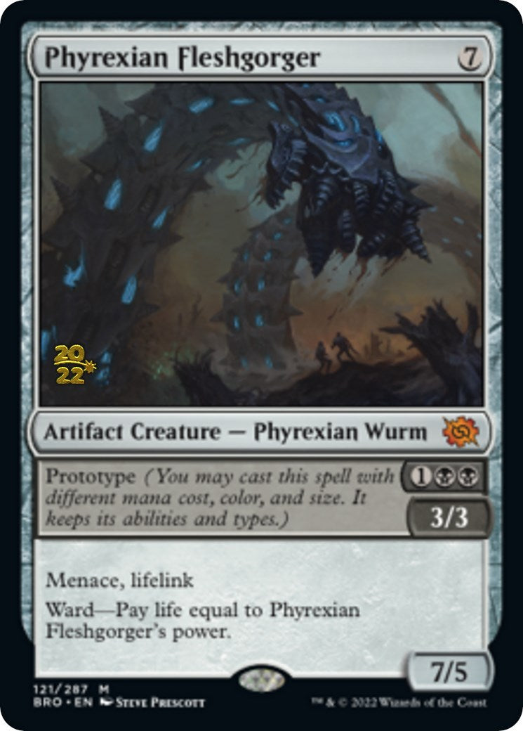 Phyrexian Fleshgorger [The Brothers' War Prerelease Promos] | GrognardGamesBatavia