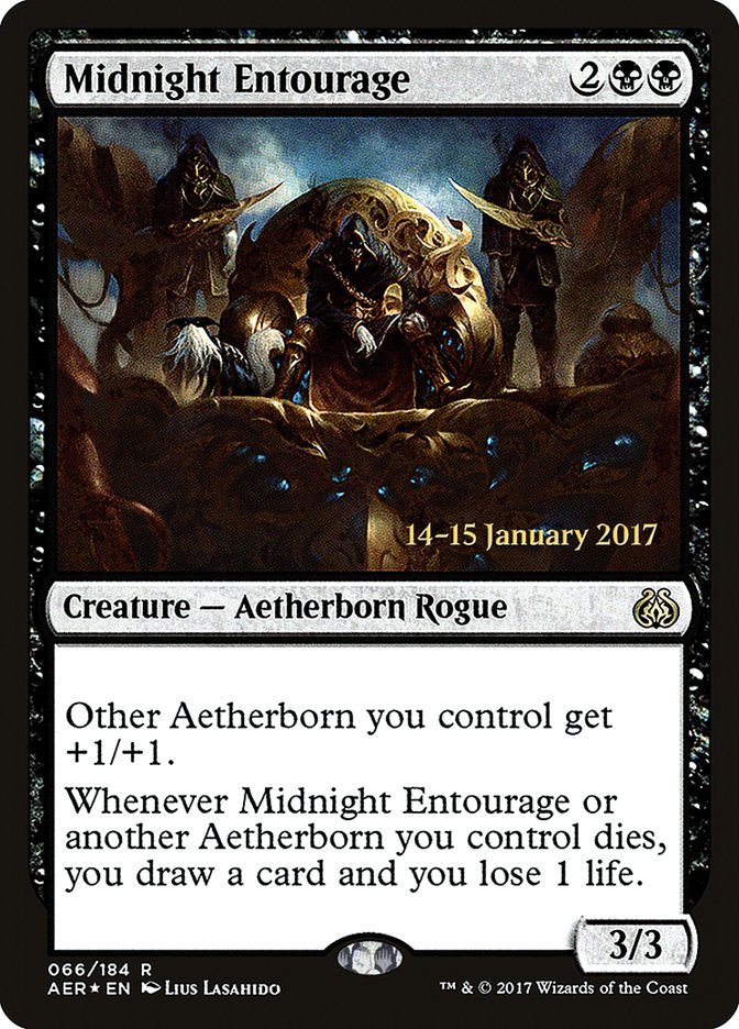 Midnight Entourage [Aether Revolt Prerelease Promos] | GrognardGamesBatavia