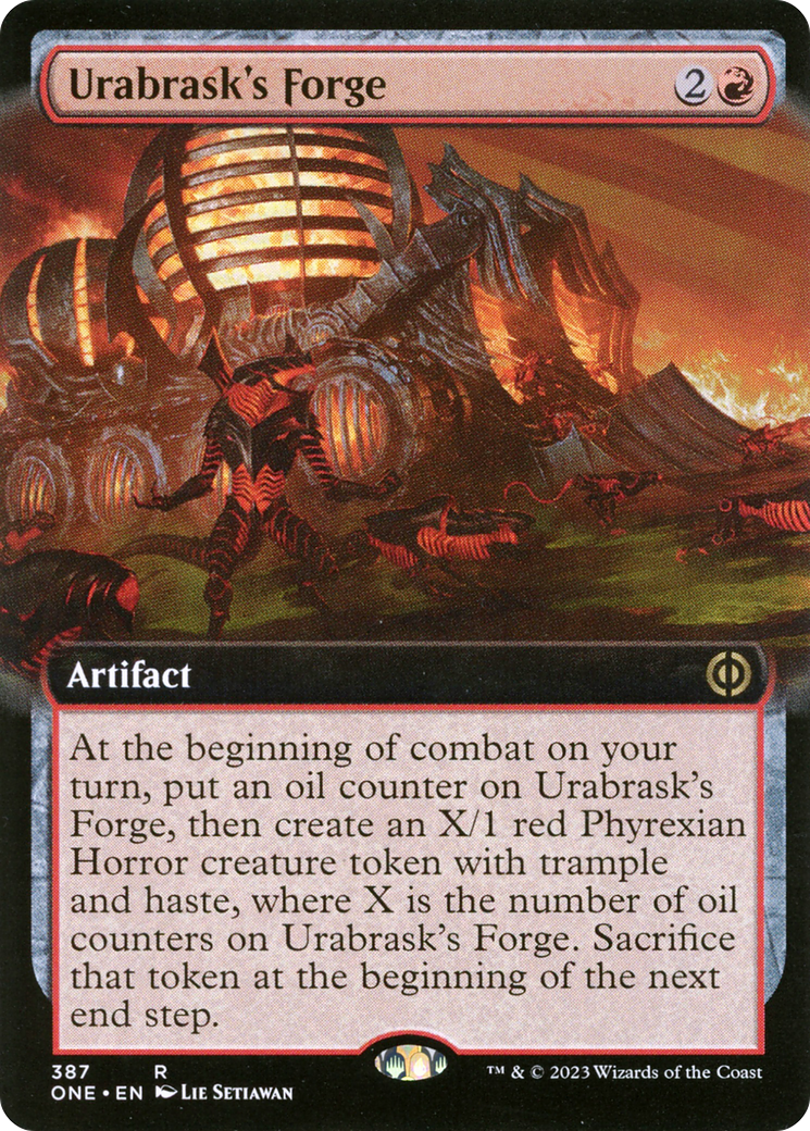 Urabrask's Forge (Extended Art) [Phyrexia: All Will Be One] | GrognardGamesBatavia