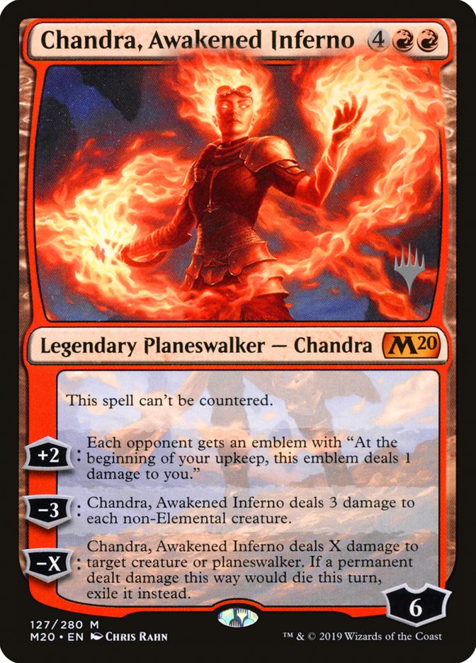 Chandra, Awakened Inferno (Promo Pack) [Core Set 2020 Promos] | GrognardGamesBatavia