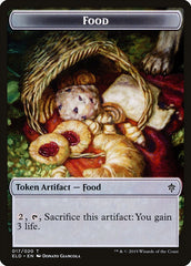 Wolf // Food (17) Double-Sided Token [Throne of Eldraine Tokens] | GrognardGamesBatavia