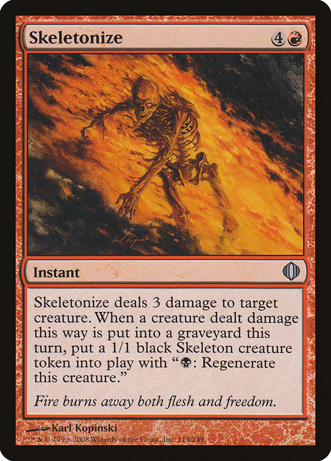 Skeletonize [Shards of Alara] | GrognardGamesBatavia