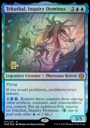 Tekuthal, Inquiry Dominus [Phyrexia: All Will Be One Prerelease Promos] | GrognardGamesBatavia