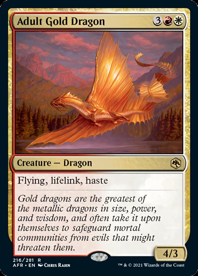 Adult Gold Dragon [Dungeons & Dragons: Adventures in the Forgotten Realms] | GrognardGamesBatavia