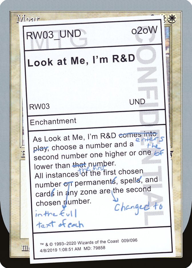 Look at Me, I'm R&D [Unsanctioned] | GrognardGamesBatavia